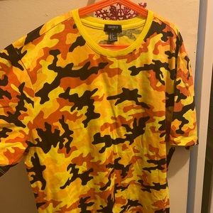 Men camo shirt